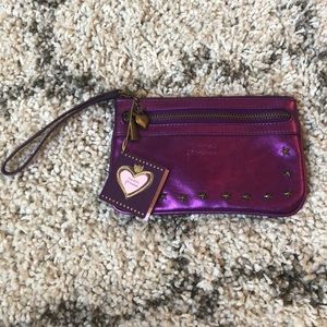 Purple Star Studded Vera Wang Princess Clutch